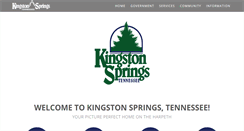 Desktop Screenshot of kingstonsprings.net