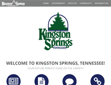 Tablet Screenshot of kingstonsprings.net
